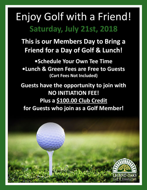 member guest day July 2018 