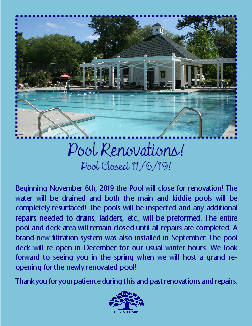 Pool renovation notice1