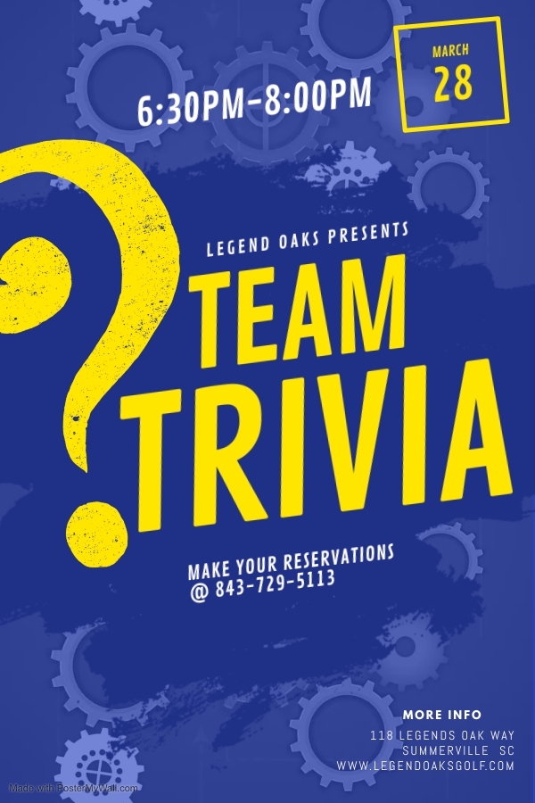 Trivia Night Flyer Template Made with PosterMyWall