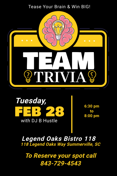 Trivia night trivia event Made with PosterMyWall